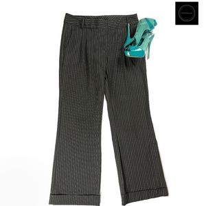 Tempted Dress Pants Dark Grey w/Teal Stripes